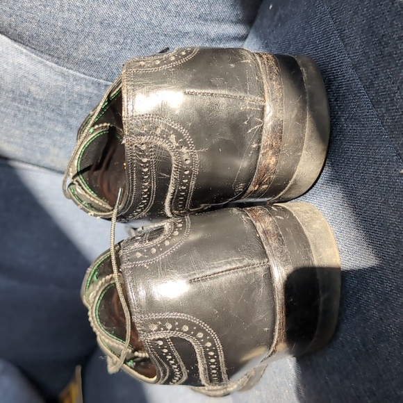 Florsheim Black Leather Brogue Oxfords - Picture 7 of 7